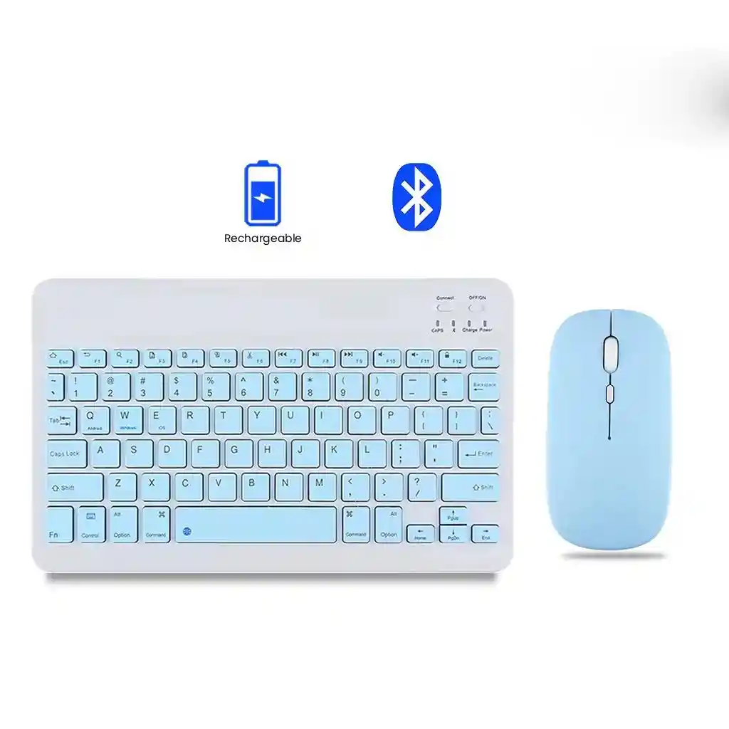Combo Teclado Y Mouse Bt-030 Colores