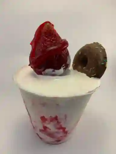 Fresas Con Crema Donut Pequeña
