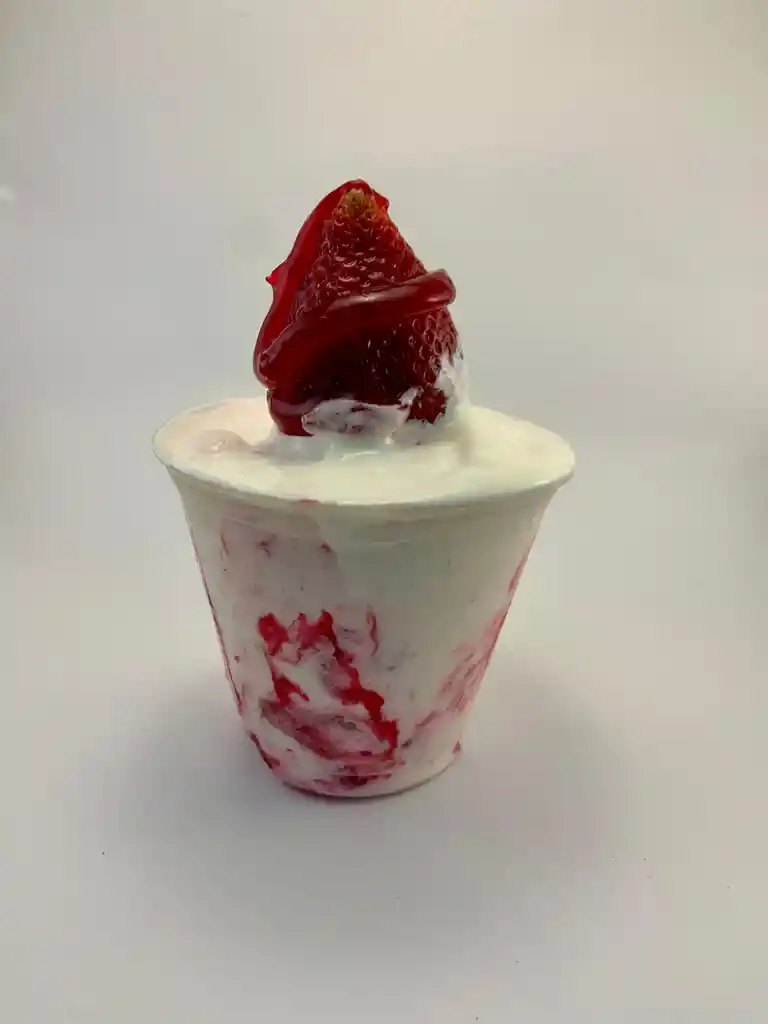 Fresas Con Crema Tradicional Pequeña