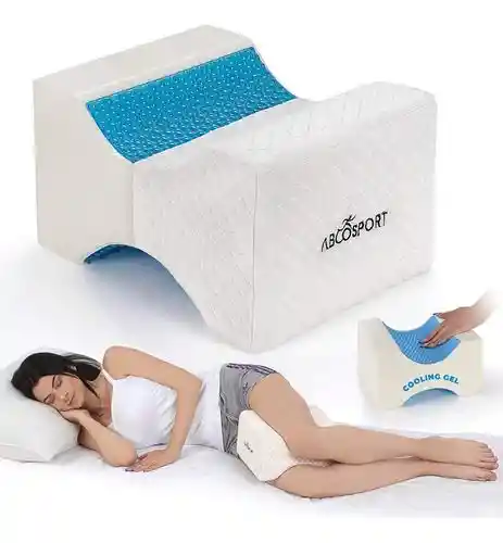 Almohada Para Rodilla Viscoelastica Abco Tech Blanco