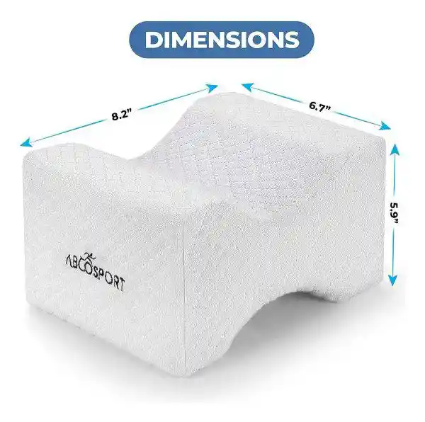 Almohada Para Rodilla Viscoelastica Abco Tech Blanco