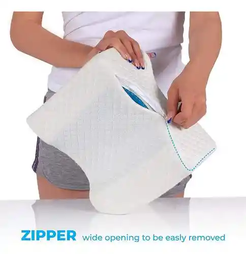 Almohada Para Rodilla Viscoelastica Abco Tech Blanco