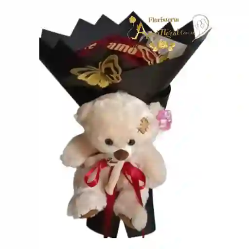 Rosas Con Peluche