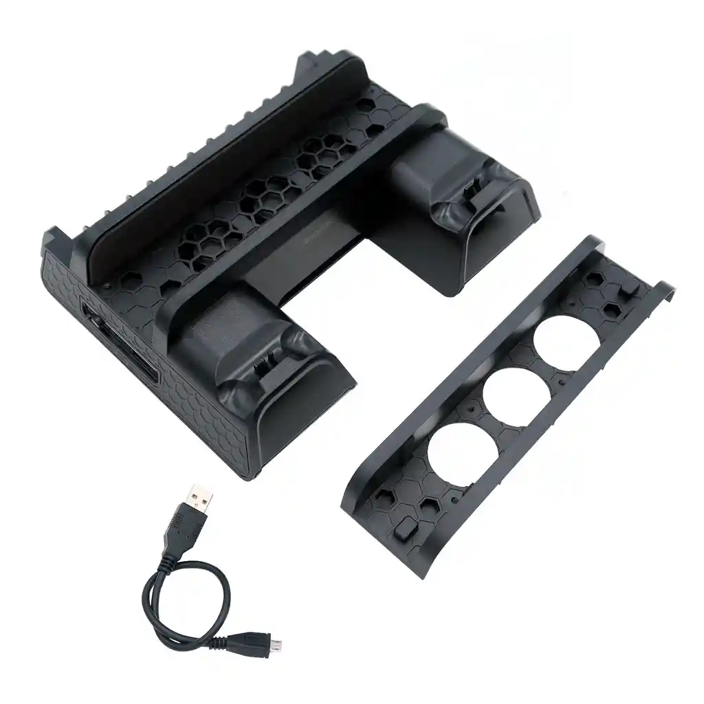 Base Refrigerante Para Consola Ps4 Slim Y Pro 3 En 1