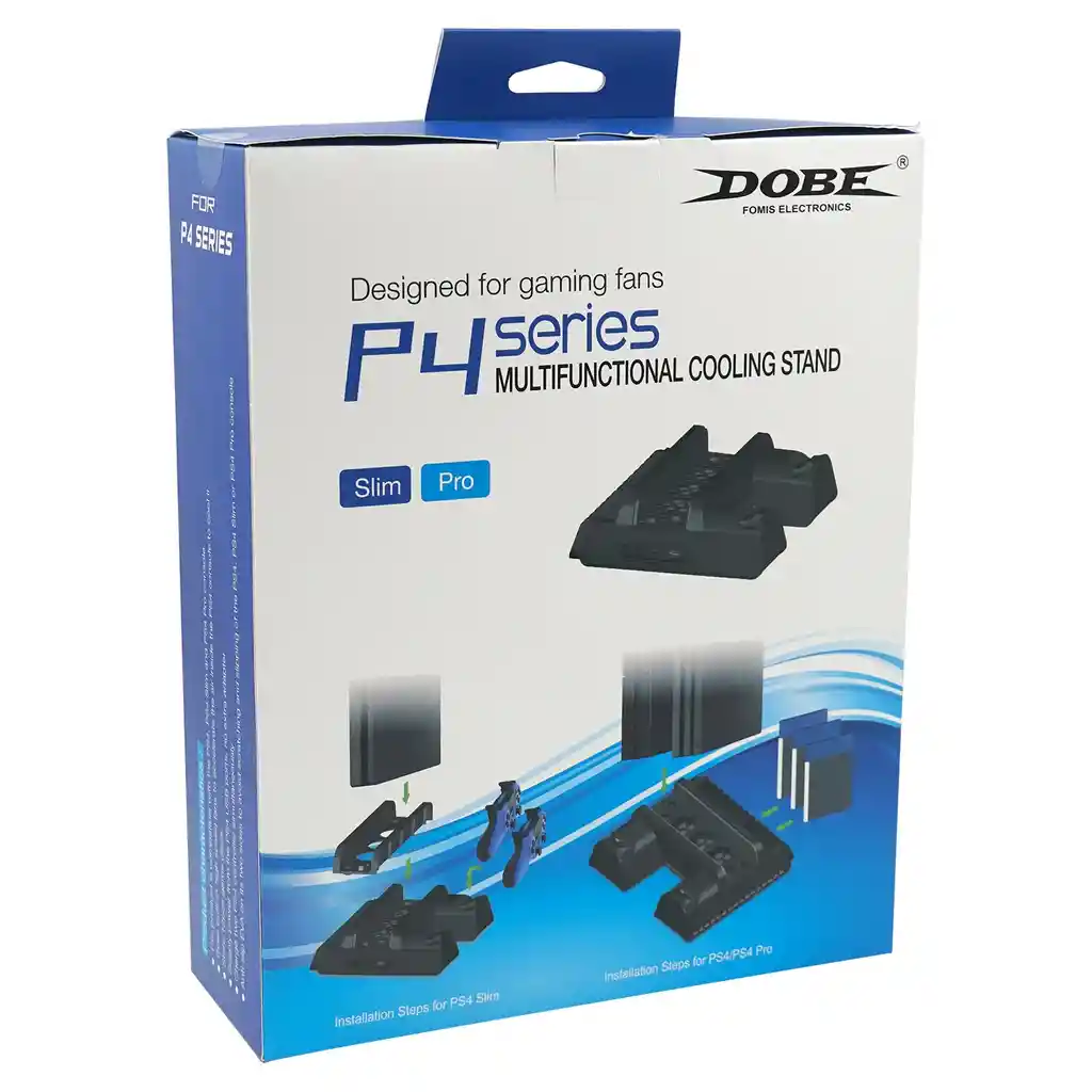 Base Refrigerante Para Consola Ps4 Slim Y Pro 3 En 1