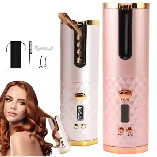 Rizadora Onduladora De Cabello Automatico Inalambrico Portatil Recargable