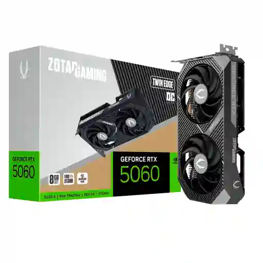 Tarjeta De Vídeo Zotac Geforce Rtx 5060 Twin Edge Oc Gddr7 8gb