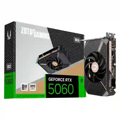 Tarjeta De Vídeo Zotac Geforce Rtx 5060 Solo Gddr7 8gb
