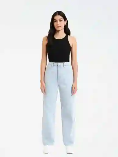 Pantalón Jean En Denim Para Mujer - ⁠the Base M