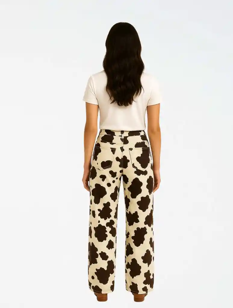 Pantalón En Denim Para Mujer - ⁠the Moocha Cafe M