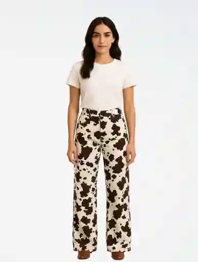 Pantalón En Denim Para Mujer - ⁠the Moocha Cafe M