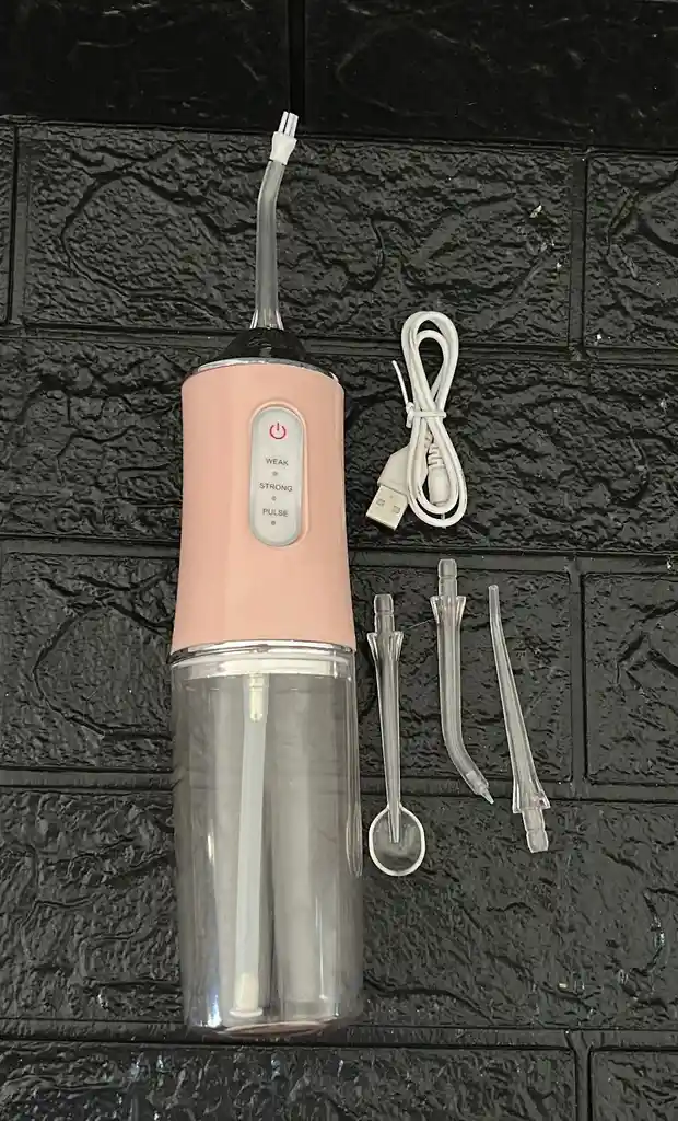 Irrigador Bucal Portatil Rosado