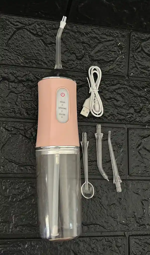 Irrigador Bucal Portatil Rosado