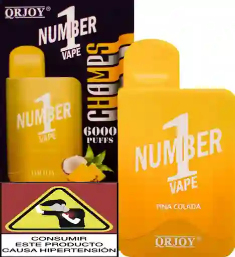 Number 1 De 6.000 Puffs, Piña Colada