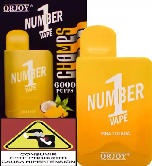 Number 1 De 6.000 Puffs, Piña Colada