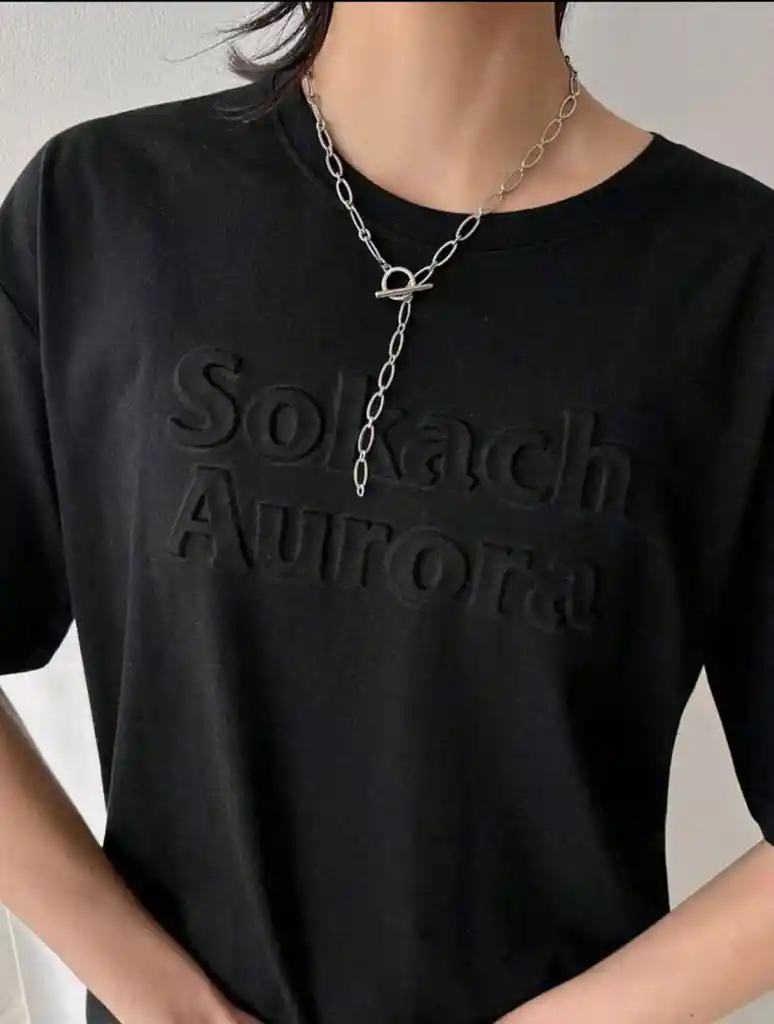 Camisa Oversize Midnight Bold Aurora"
