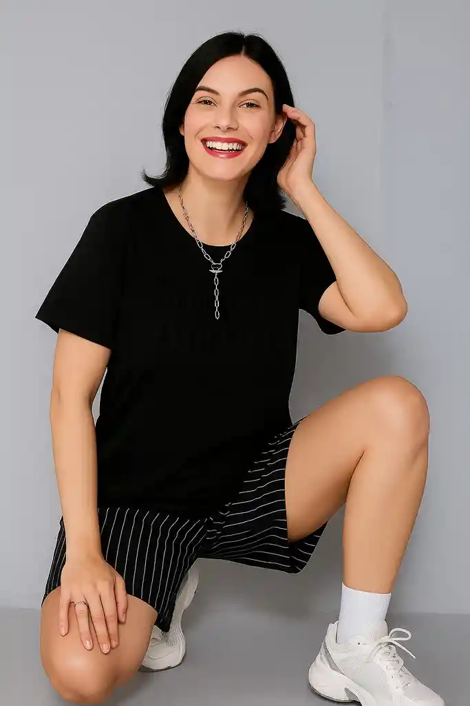 Camisa Oversize Midnight Bold Aurora"