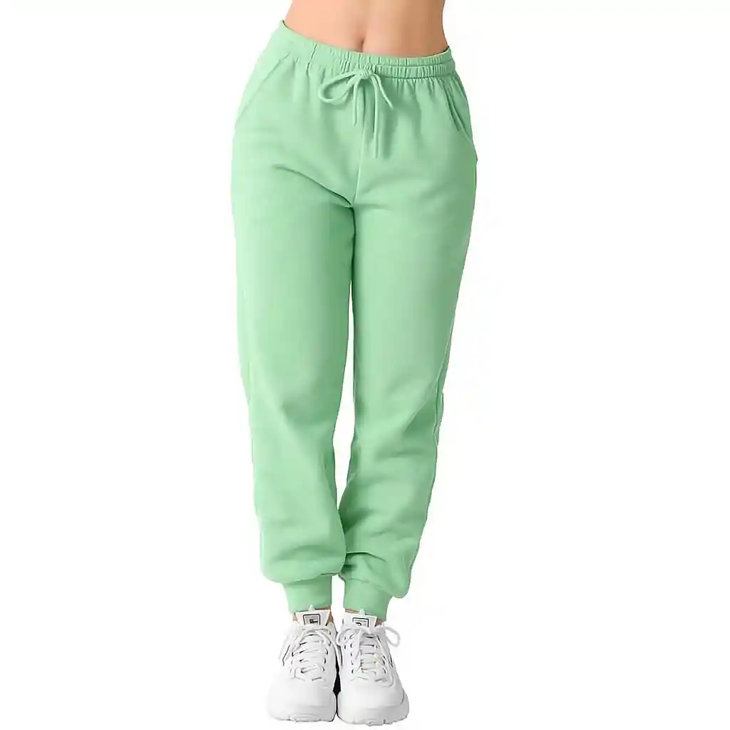 Joggers Deportivos De Cintura Alta Pretina Resortada