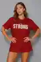 Camisa Oversize Strong Girl Energy