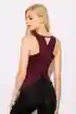 Blusa Deportiva – Cruzada Color Vino Tinto