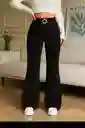 Pantalón Palazzo Pana Negro