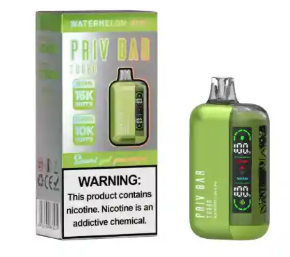 Vuse Vaper Priv Bar Turbo 15000 Puffs Sandia Kiwi