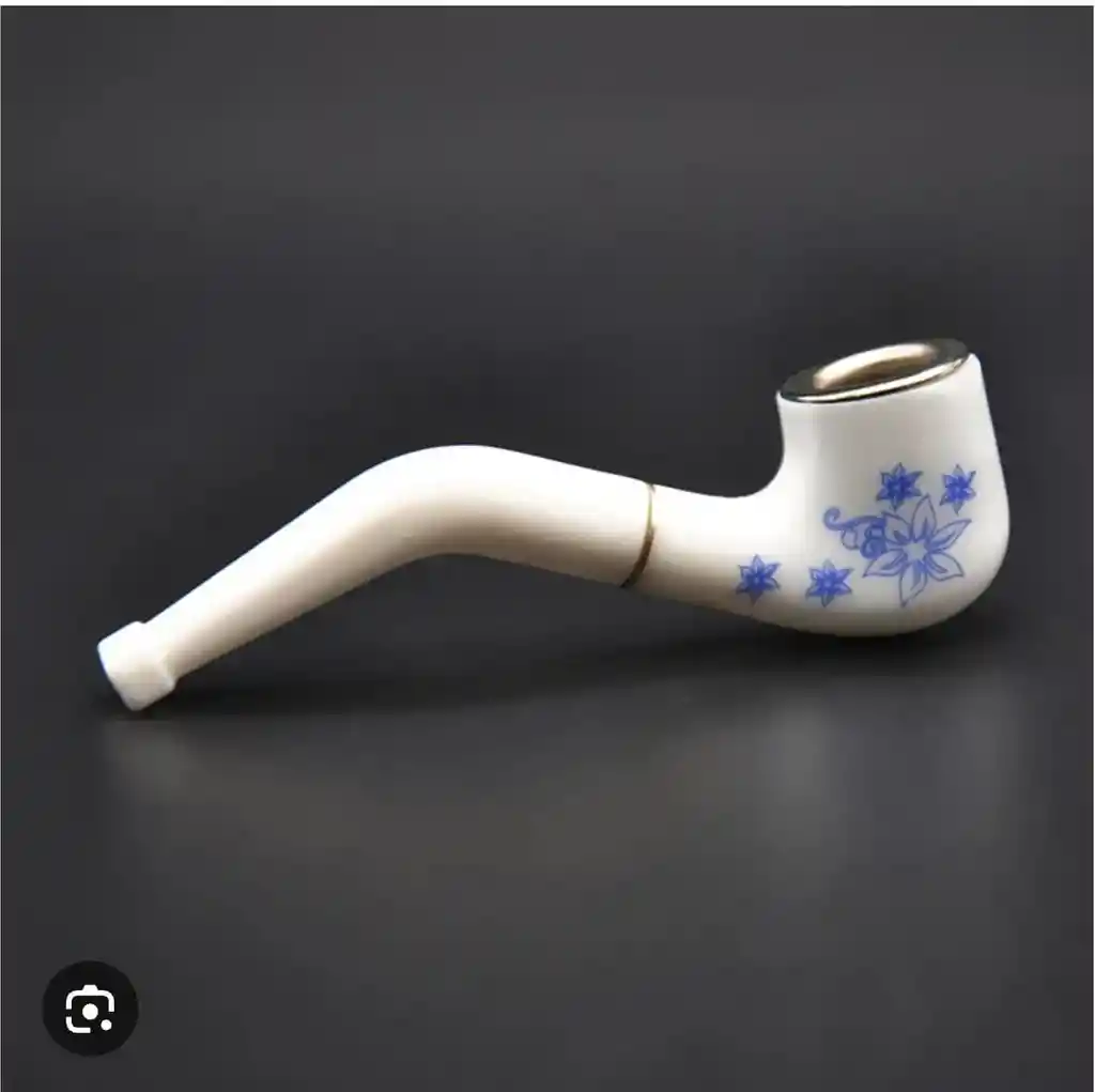 Pipa Tipo Audifono Blanca