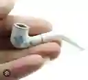Pipa Tipo Audifono Blanca