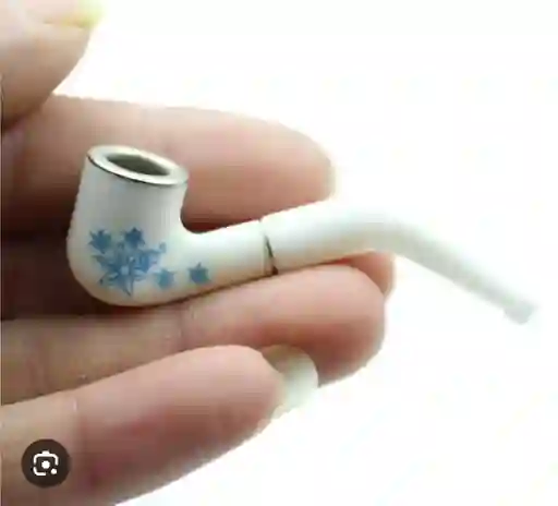 Pipa Tipo Audifono Blanca