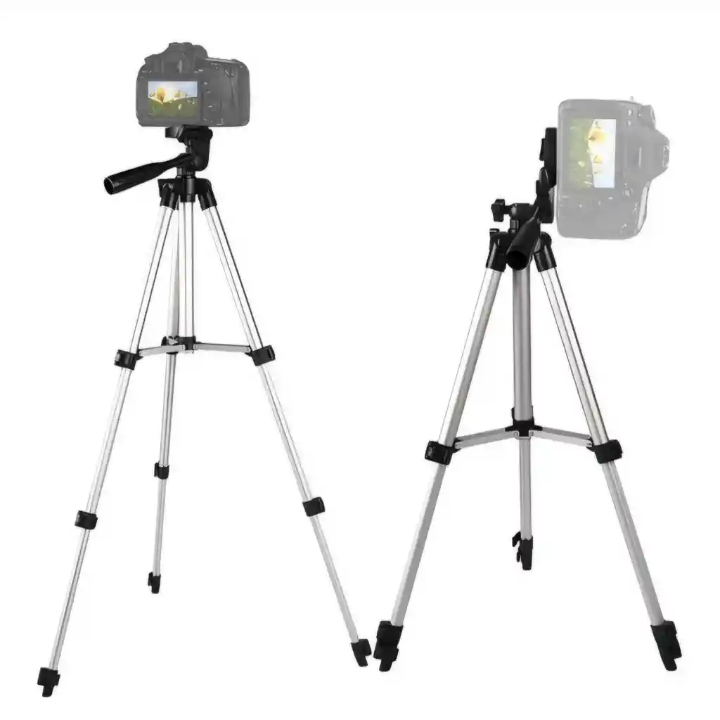 Tripode Para Celular/cámara Y Aro De Luz Giro 360