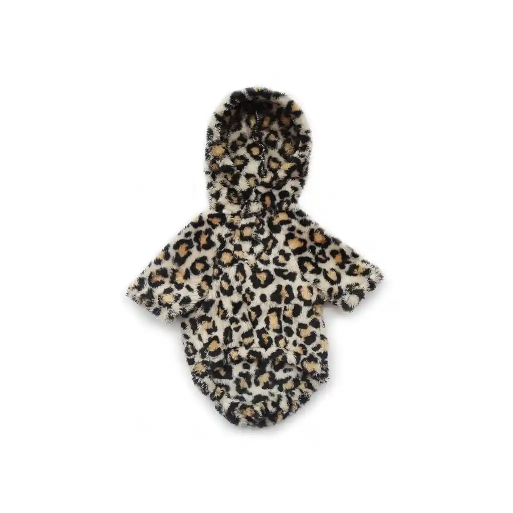 Hoodie 4xl Bisonte Camel Animal Print Negro 1