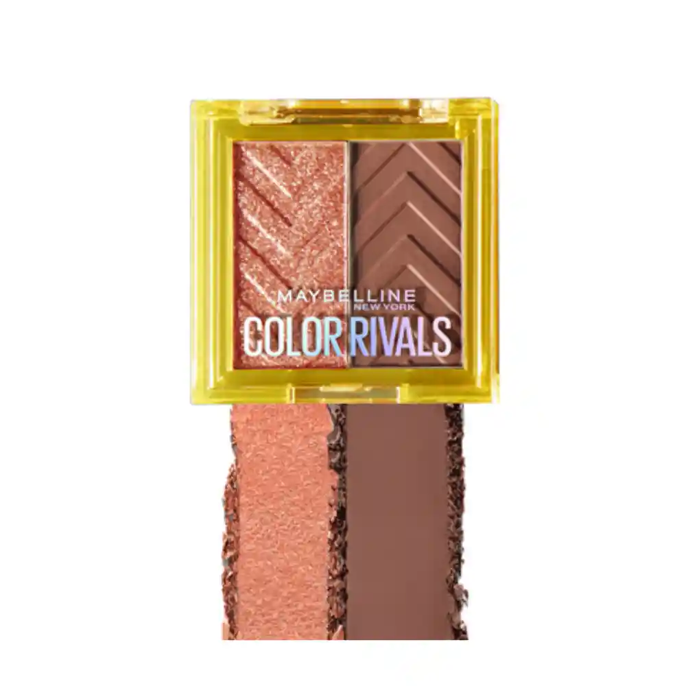 Paleta De Sombras De Ojos Maybelline Color Rivals Duo Spicy X Suave