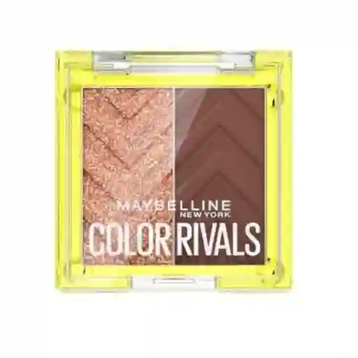 Paleta De Sombras De Ojos Maybelline Color Rivals Duo Spicy X Suave