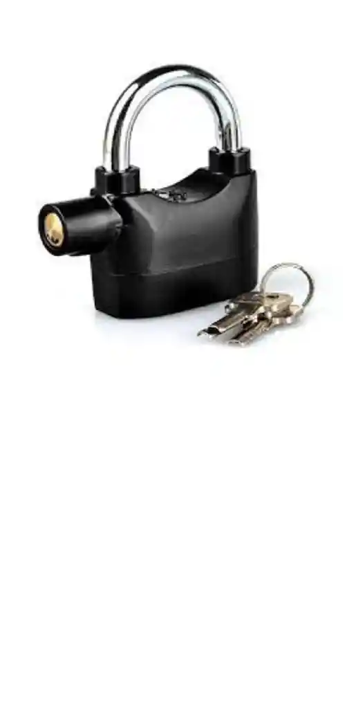 Candado Con Alarma Para Motos Y Bicicletas