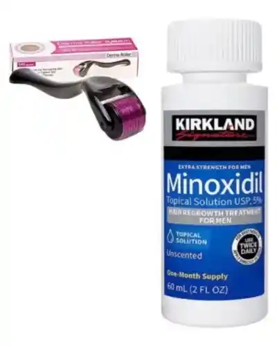 Kirkland Minoxidil 60ml + Derma Roller