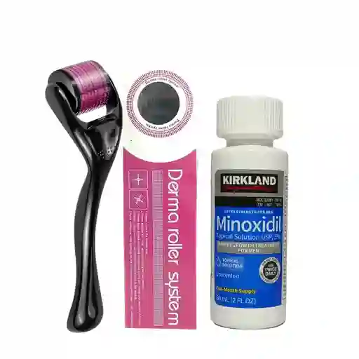 Kirkland Minoxidil 60ml + Derma Roller