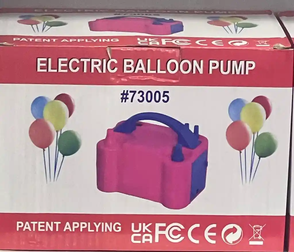 Inflador Eléctrico De Globos 703005 Doble Boquilla