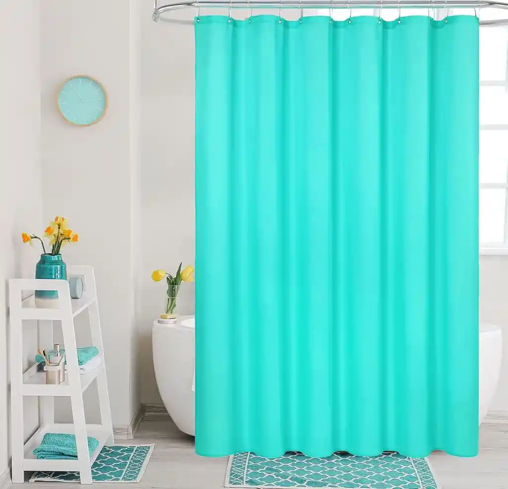 Cortina Baño 180 X 180 Cm Unicolor Material Peva