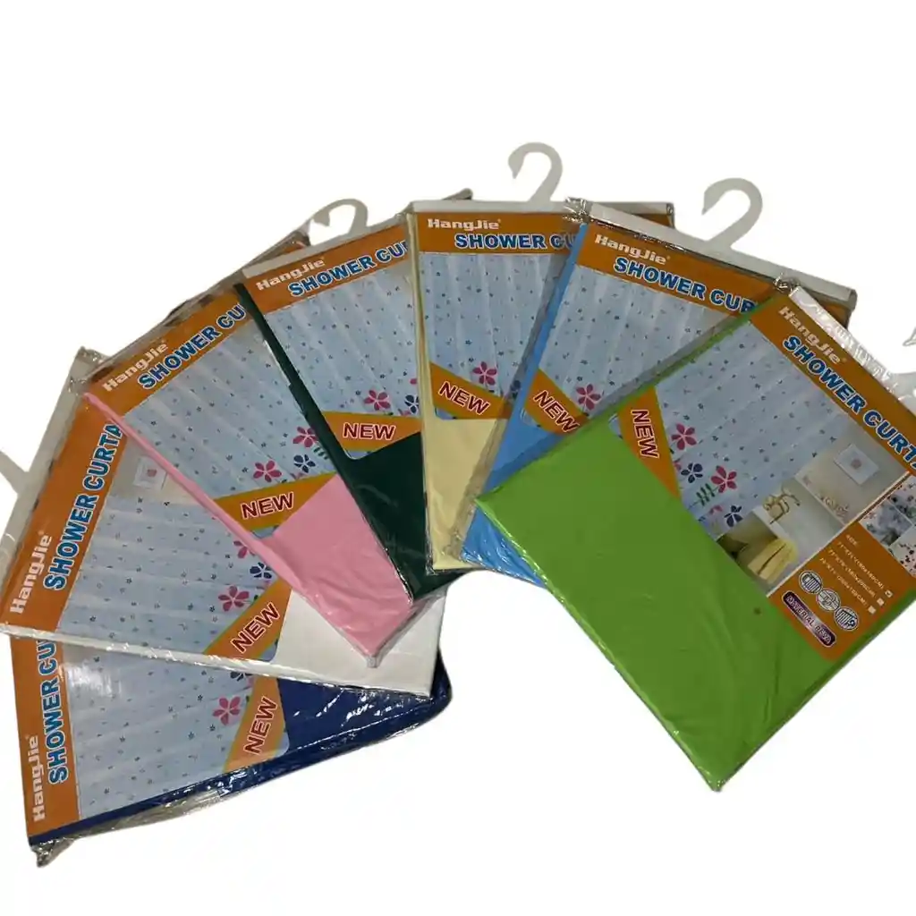 Cortina Baño 180 X 180 Cm Unicolor Material Peva