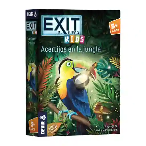 Juego De Mesa Cooperativo Acertijos En La Jungla Para Niños