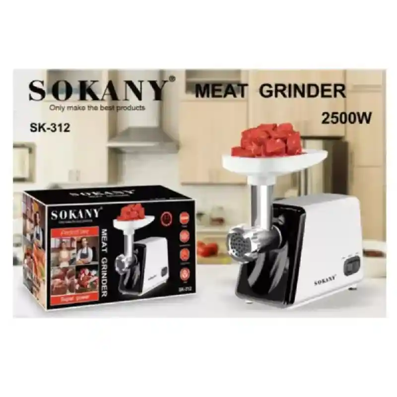 Molino De Carne Electrico Sokany 2500w Sk-312