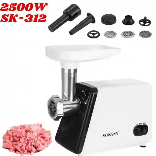 Molino De Carne Electrico Sokany 2500w Sk-312