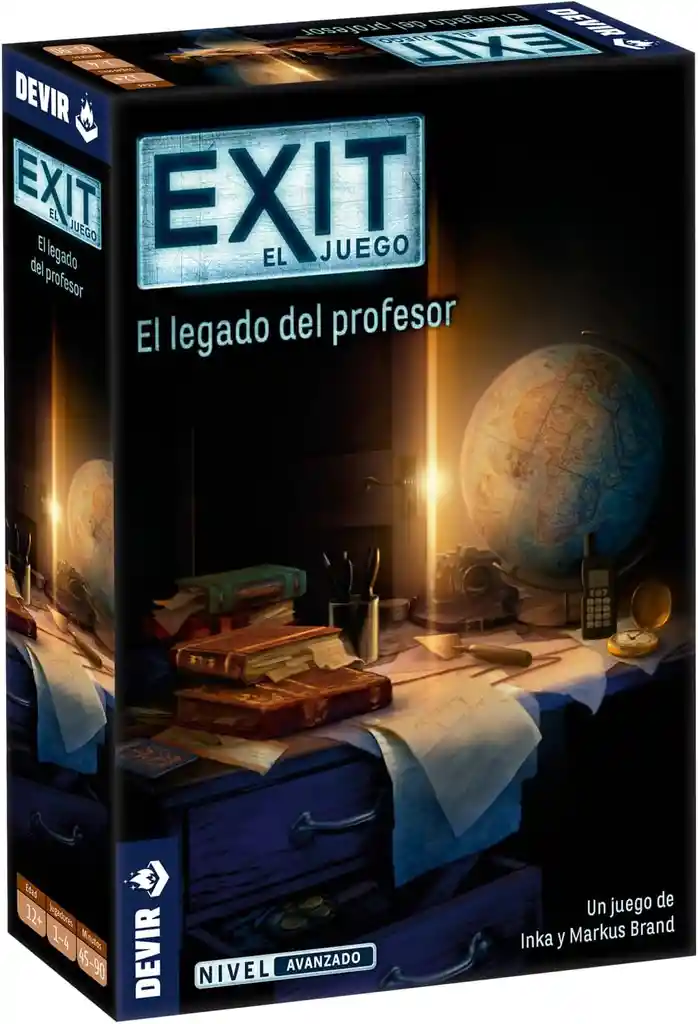 Juego De Mesa Exit El Legado Del Profesor Avanzado Niños