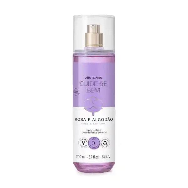 Body Splash Rosa & Algodón 200 Ml Cuide-sebem