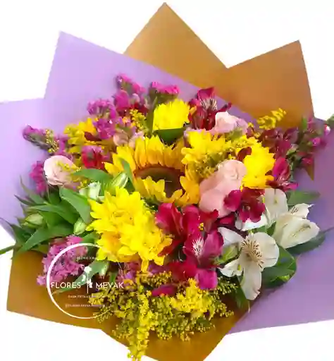 Flores Surtidas Hermoso Arcoíris