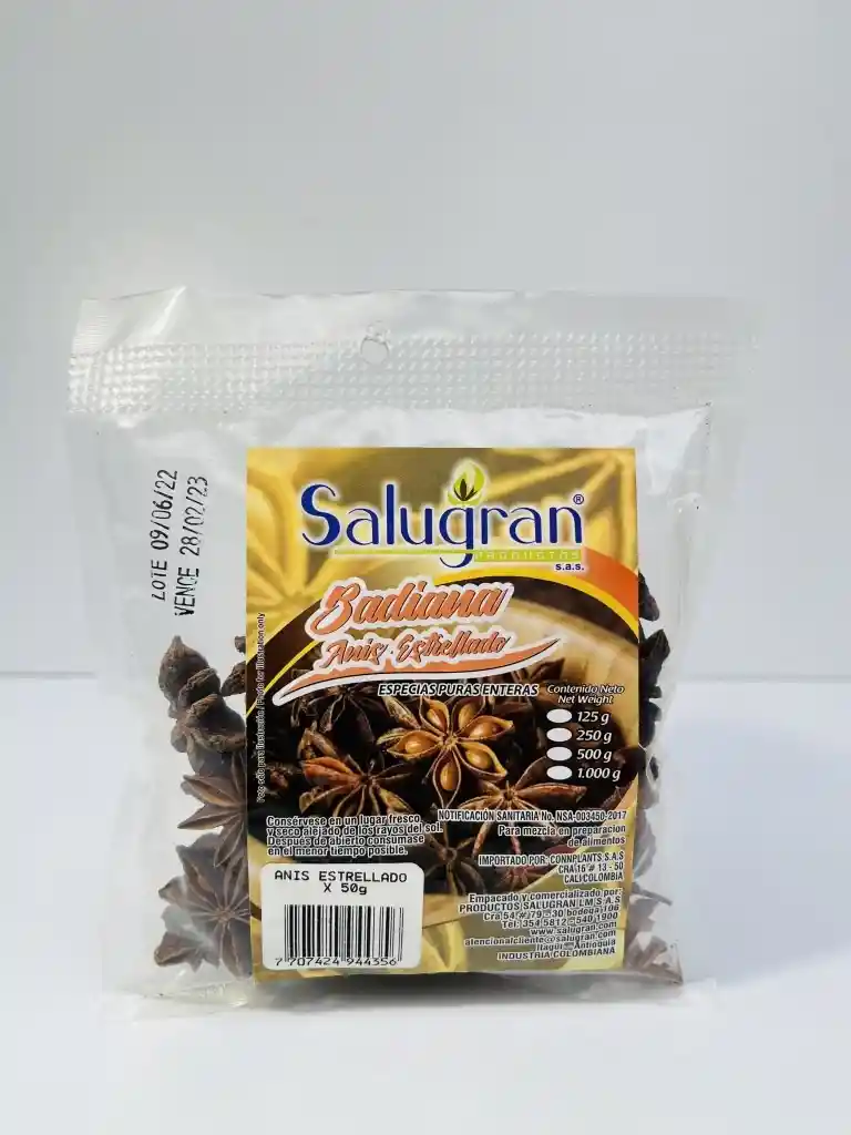 Anis Estrellado X125g Salugran