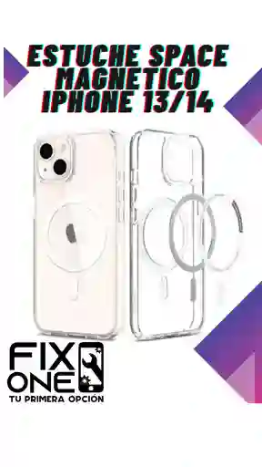 Estuche Magnetico Iphone 13/14 Transparente Magsafe