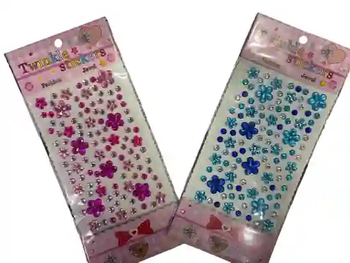 Gemas Adhesivas Multifuncionales Para Rostro, Uñas, Cabello Pegatinas Motivos Increíbles
