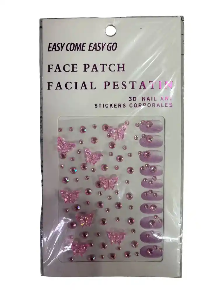 Gemas Adhesivas Multifuncionales Para Rostro, Uñas, Cabello Pegatinas Motivos Increíbles