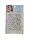 Gemas Adhesivas Multifuncionales Para Rostro, Uñas, Cabello Pegatinas Motivos Increíbles